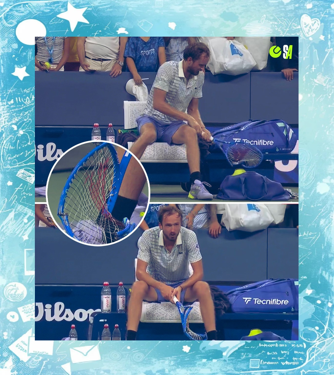 包含法网绝杀美网，梅德韦杰夫点燃赛场的词条